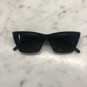 Yves Saint Lauren Narrow Cat Eye Sunglasses